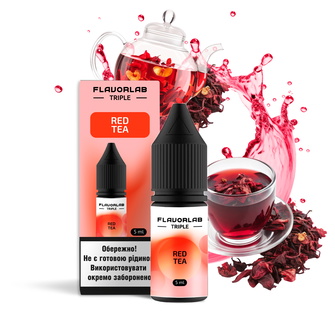 Набір рідини Flavorlab Triple 10 мл 65 мг Salt Red Tea (Чай Каркаде)