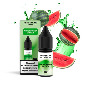 Набір рідини Flavorlab Triple 10 мл 65 мг Salt Watermelon Energy (Кавуновий Енергетик)