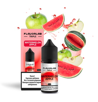 Набор жидкости Flavorlab Triple 30 мл 65 мг Salt Watermelon Apple (Арбуз Яблоко)