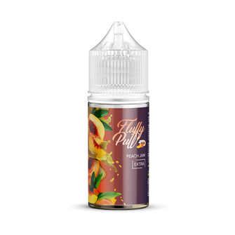 Набор жидкости Fluffy Puff 30 мл 0 мг Salt Peach Jam (Персиковый джем)