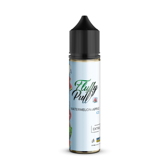 Набор жидкости Fluffy Puff 60 мл 0 мг Salt Watermelon Apple Ice (Арбуз Яблоко Лед)