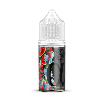 Набір рідини Fluffy Puff Alpha 30 мл 50 мг Salt Watermelon Gummy Ice (Кавуновий мармелад Лід)