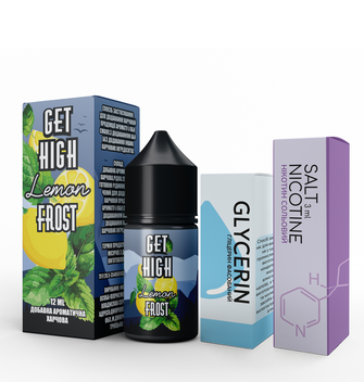 Набор жидкости Get High 30 мл 30 мг Salt Lemon Frost (Лимон Мята)