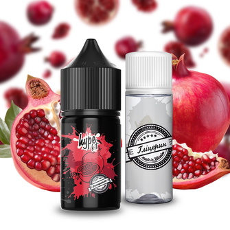 Набір рідини Hype 30 мл 60 мг Salt Pomegranate (Гранат)
