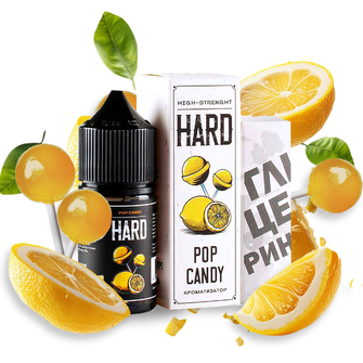 Набор жидкости Hard 30 мл 70 мг Salt Pop Candy (Лимонная конфета)
