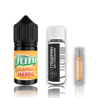 Набір рідини Juni 30 мл 50 мг Salt Orange Mango (Апельсин Манго)