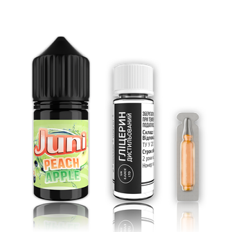 Набір рідини Juni 30 мл 50 мг Salt Peach Apple (Персик Яблуко)