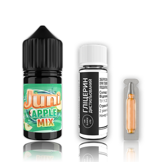Набір рідини Juni 30 мл 65 мг Salt Apple Mix (Яблучний мікс)