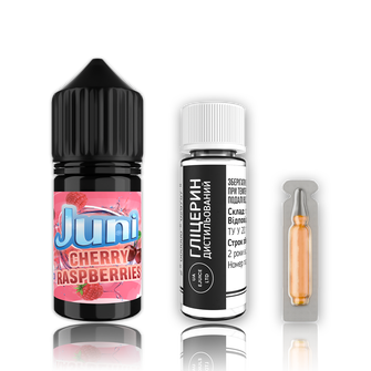 Набор жидкости Juni 30 мл 65 мг Salt Cherry Raspberries (Вишня Малина)