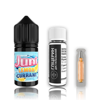 Набор жидкости Juni 30 мл 65 мг Salt Lemon Currant (Лимон Смородина)