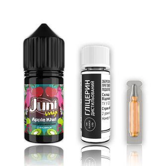 Набір рідини Juni Mix 30 мл 50 мг Salt Apple Kiwi (Яблуко Ківі)