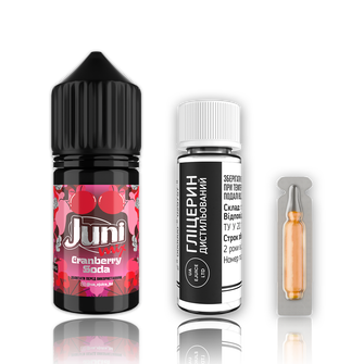 Набор жидкости Juni Mix 30 мл 50 мг Salt Cranberry Soda (Клюквенная содовая)