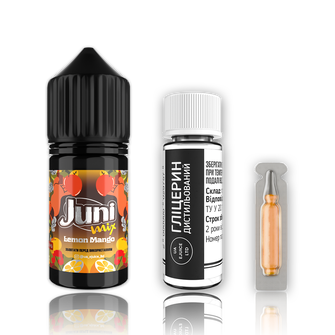 Набор жидкости Juni Mix 30 мл 50 мг Salt Lemon Mango (Лимон Манго)
