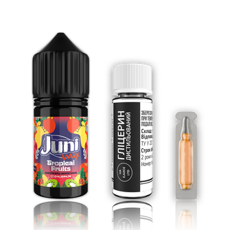 Набор жидкости Juni Mix 30 мл 50 мг Salt Tropical Fruits (Тропические фрукты)