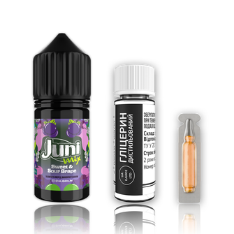 Набір рідини Juni Mix 30 мл 65 мг Salt Sweet Sour Grape (Кисло-солодкий виноград)