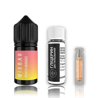 Набор жидкости Mix Bar 30 мл 65 мг Salt Peach Mango (Персик Манго)