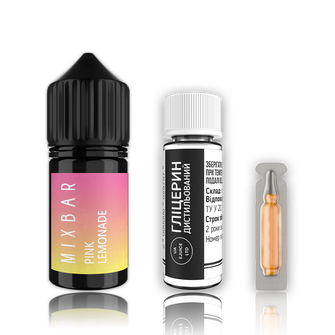 Набор жидкости Mix Bar 30 мл 65 мг Salt Pink Lemonade (Розовый лимонад)