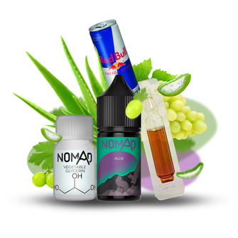 Набір рідини Nomad 30 мл 30 мг Salt Aloe (Алое)
