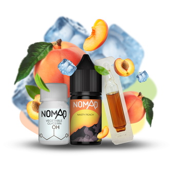 Набір рідини Nomad 30 мл 50 мг Salt Nasty Peach (Чай з персиком Лід)