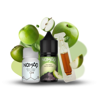 Набір рідини Nomad 30 мл 50 мг Salt Sacred Wild Apple (Зелене яблуко)