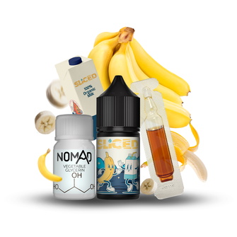 Набір рідини Sliced 30 мл 30 мг Salt Banana (Банан)