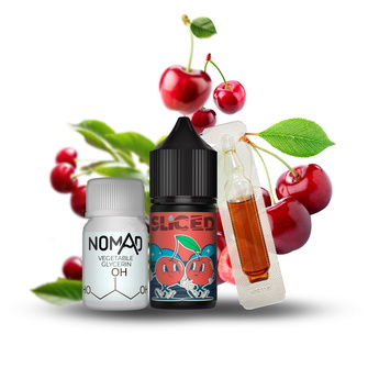 Набір рідини Sliced 30 мл 30 мг Salt Cherry (Вишня)