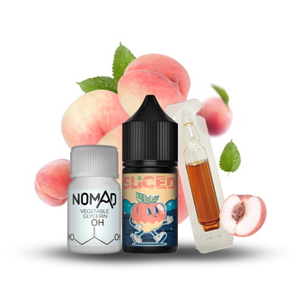 Набір рідини Sliced 30 мл 30 мг Salt Peach (Персик)