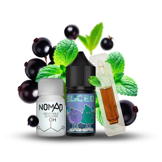 Набір рідини Sliced 30 мл 50 мг Salt Blackcurrant (Чорна смородина)