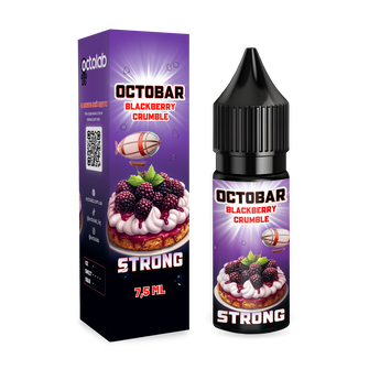 Набір рідини Octobar Strong 15 мл 50 мг Salt Blackberry Crumble (Чорничний пиріг)