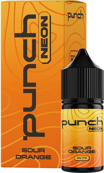 Набір рідини Punch Neon 30 мл 50 мг Salt Sour Orange (Кислий апельсин)