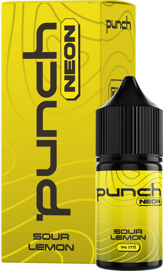 Набір рідини Punch Neon 30 мл 65 мг Salt Sour Lemon (Кислий лимон)