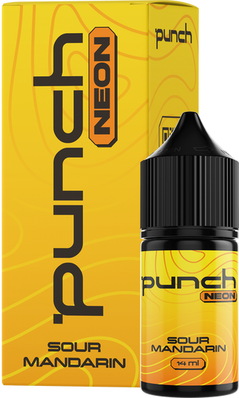 Набір рідини Punch Neon 30 мл 65 мг Salt Sour Mandarin (Кислий мандарин)