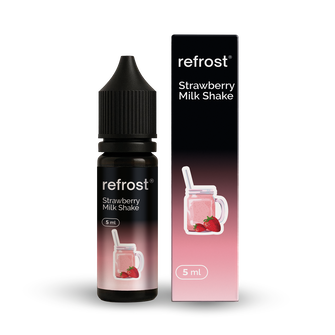 Набір рідини Refrost 15 мл 50 мг Salt Strawberry Milk Shake (Полуничний молочний коктейль)