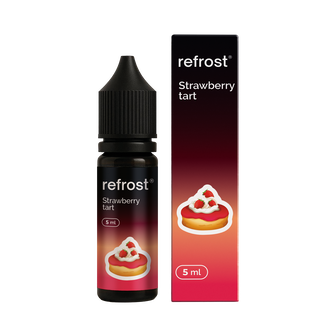 Набір рідини Refrost 15 мл 50 мг Salt Strawberry Tart (Полуничний тарт)