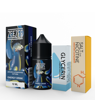Набір рідини ZeeZee 30 мл 50 мг Salt Energy Drink (Енергетик)