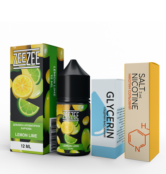 Набір рідини ZeeZee 30 мл 50 мг Salt Lemon Lime (Лимон Лайм)