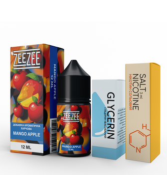Набір рідини ZeeZee 30 мл 50 мг Salt Mango Apple (Манго Яблуко)