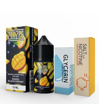 Набір рідини ZeeZee 30 мл 50 мг Salt Mango Blackcurrant (Манго Чорна смородина)