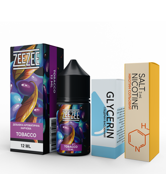 Набор жидкости ZeeZee 30 мл 50 мг Salt Tobacco (Табак)